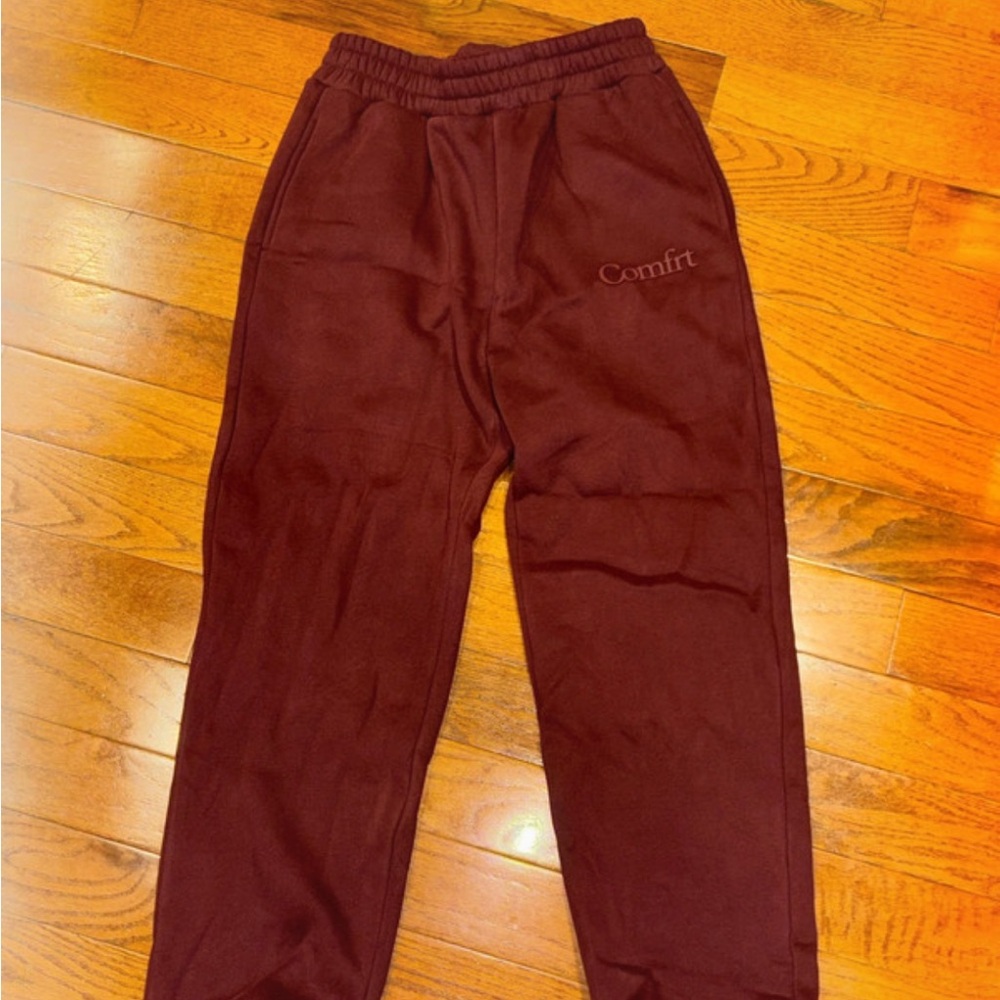 Women’s Burgundy Track Joggers - Comfit